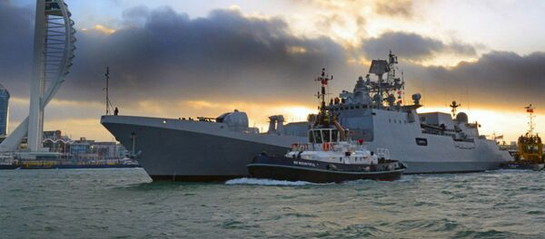 Индијска фрегата „Таркаш“ - Sputnik Србија