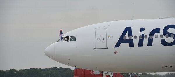 Erbas A330 Er Srbije na aerodromu Nikola Tesla - Sputnik Srbija