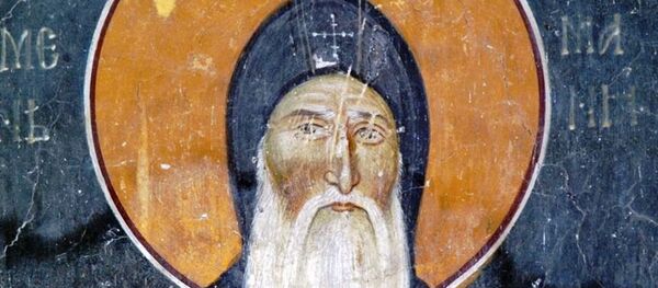 Stefan Nemanja, freska u manastiru Studenici - Sputnik Srbija