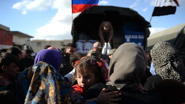 Ruska humanitarna pomoć u Siriji - Sputnik Srbija