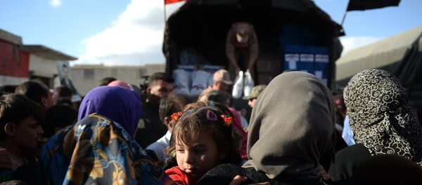 Руска хуманитарна помоћ у Сирији Руска хуманитарна помоћ у Сирији - Sputnik Србија