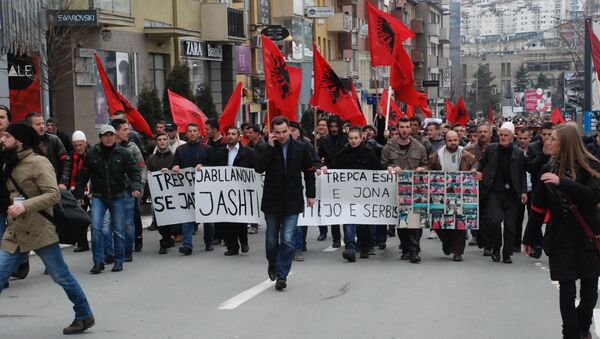Приштина, протест - Sputnik Србија