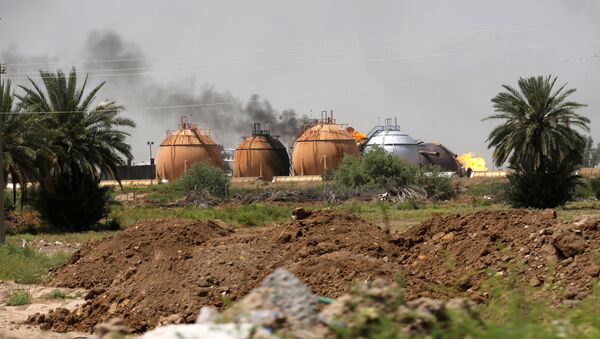 Bombaški napad na fabriku plina, Irak - Sputnik Srbija
