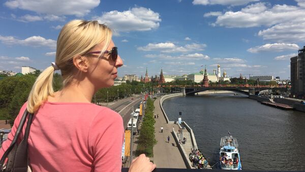 Pogled na Kremlj sa jednog od moskovskih mostova - Sputnik Srbija