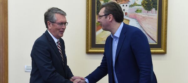 Aleksandar Čepurin i Aleksandar Vučić Aleksandar Čepurin i Aleksandar Vučić - Sputnik Srbija