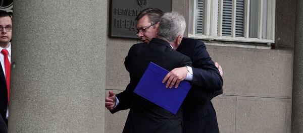 Predsednik Srbije Tomislav Nikolić i premijer Aleksandar Vučić - Sputnik Srbija