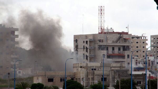 Dim nakon eksplozije u sirijskom gradu Tartusu - Sputnik Srbija