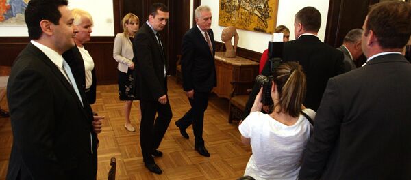 Немања Шаровић на консултацијама код председника Србије - Sputnik Србија