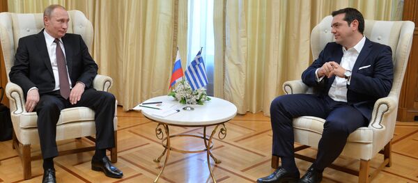 Poseta predsednika Putina u Grčkoj Poseta predsednika Putina u Grčkoj - Sputnik Srbija