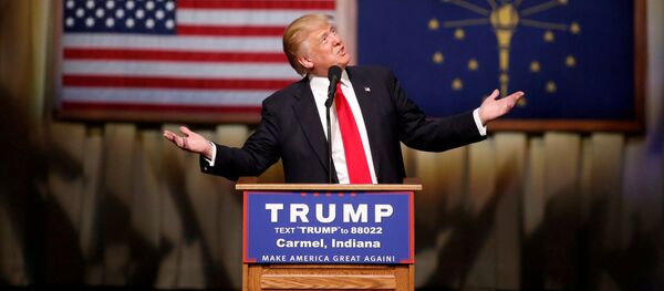 Kandidat Republikanske stranke za predsednika SAD Donald Tramp Kandidat Republikanske stranke za predsednika SAD Donald Tramp - Sputnik Srbija