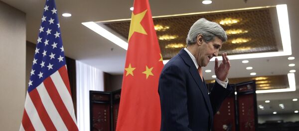 Zastava Kine i Amerike - Sputnik Srbija