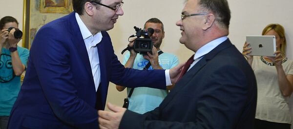 Mladen Ivanić i Aleksandar Vučić Mladen Ivanić i Aleksandar Vučić - Sputnik Srbija