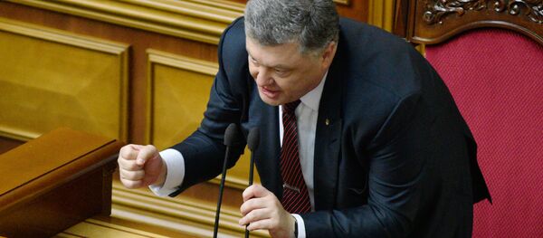 Председник Украјине Петро Порошенко на седници Врховне раде Председник Украјине Петро Порошенко на седници Врховне раде - Sputnik Србија