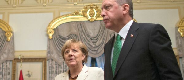 Angela Merkel i Redžep Tajip Erdogan - Sputnik Srbija