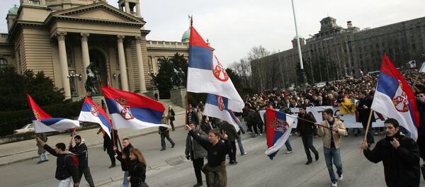 Protest ispred Skupštine Srbije - Sputnik Srbija