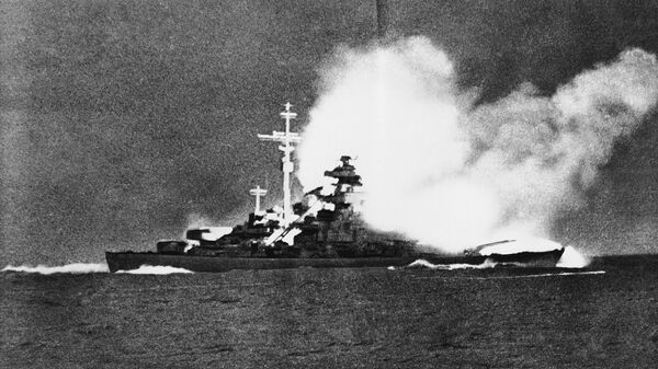 Потапање немачког бојног брода Бизмарк. - Sputnik Србија