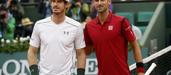 Endi Marej i Novak Đoković uoči finala Rolan Garosa. - Sputnik Srbija
