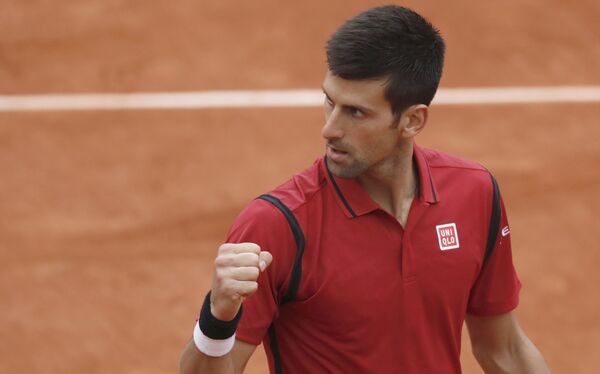 Novak Đoković u finalu Rolan Garosa. Novak Đoković u finalu Rolan Garosa. - Sputnik Srbija