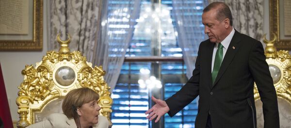 Redžep Tajip Erdogan i Angela Merkel Redžep Tajip Erdogan i Angela Merkel - Sputnik Srbija