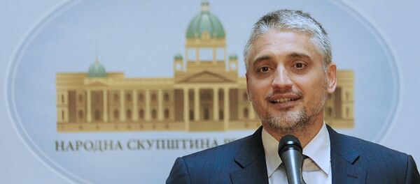 Čedomir Jovanović u Skupštini Srbije. Čedomir Jovanović u Skupštini Srbije. - Sputnik Srbija