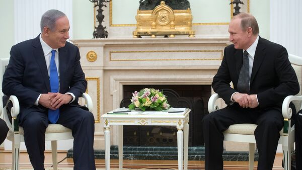 Predsednik Rusije Vladimir Putin i premijer Izraela Benjamin Netanjahu - Sputnik Srbija