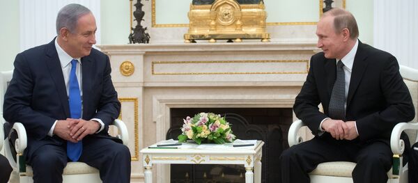 Председник Русије Владимир Путин и премијер Израела Бењамин Нетанјаху - Sputnik Србија