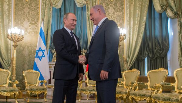 Председник Русије Владимир Путин и премијер Израела Бењамин Нетанјаху - Sputnik Србија