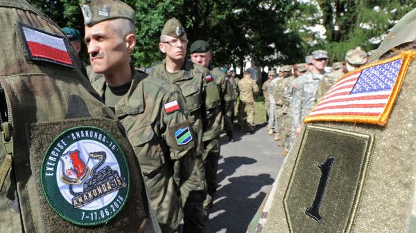 Poljski i američki vojnici u NATO vežbi Anakonda u Poljskoj - Sputnik Srbija