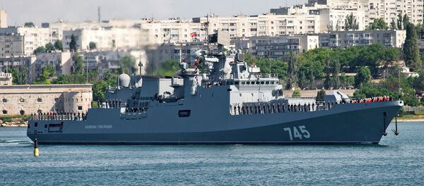 Улазак фрегате Адмирал Григорович у Севастопољ Улазак фрегате Адмирал Григорович у Севастопољ - Sputnik Србија