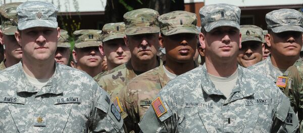 Војници САД који учествују у војној вежби Анаконда-16, на свечаном отварању у Варшави, Пољска, понедељак, 6. јуна, 2016. Војници САД који учествују у војној вежби Анаконда-16, на свечаном отварању у Варшави, Пољска, понедељак, 6. јуна, 2016. - Sputnik Србија