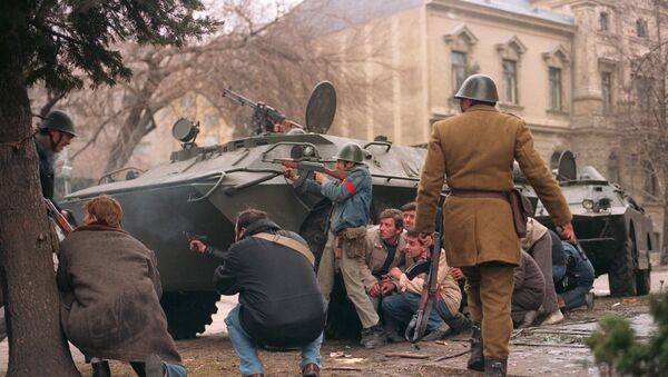 Antikomunističke demonstracije u Rumuniji 1989. protiv N. Čaušeskua - Sputnik Srbija