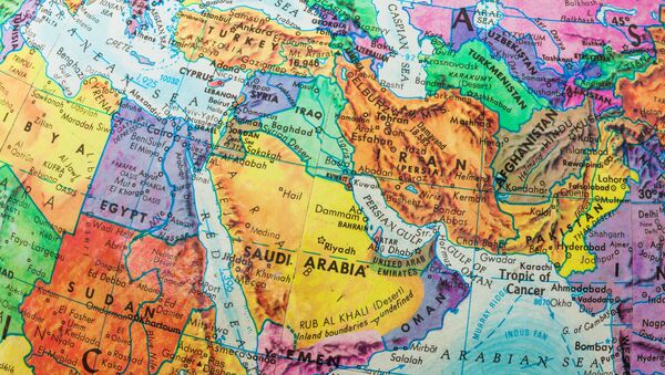 Карта Блиског истока и Персијског залива - Sputnik Србија