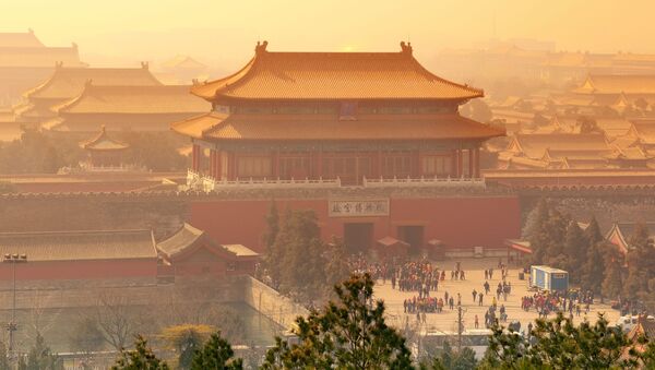 Panorama Zabranjenog grada u Pekingu, prestonici Kine - Sputnik Srbija