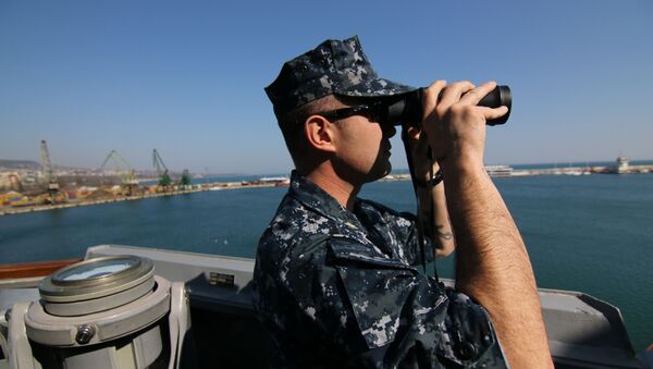 Američki marinac tokom zajedničke vojne vežbe sa bugarskom i rumunskom ratnom mornaricom u Crnom moru - Sputnik Srbija
