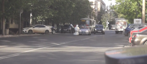 Робот побегао са тестирања у Перму и узроковао застој у саобраћају Робот побегао са тестирања у Перму и узроковао застој у саобраћају - Sputnik Србија