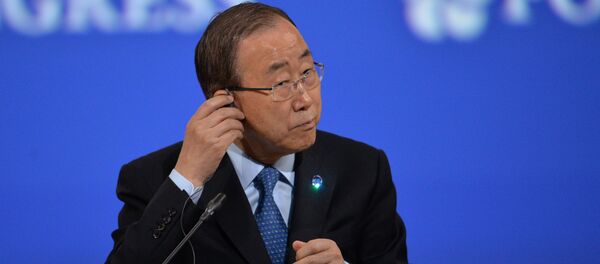 Генерални секретар УН Бан Ки Мун на свечаном отварању Петербуршког међународног економског форума Генерални секретар УН Бан Ки Мун на свечаном отварању Петербуршког међународног економског форума - Sputnik Србија