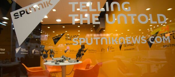 Штанд Међународне информативне агенције Спутњик на „Експофоруму“ у оквиру Петербуршког међународног економског форума - Sputnik Србија