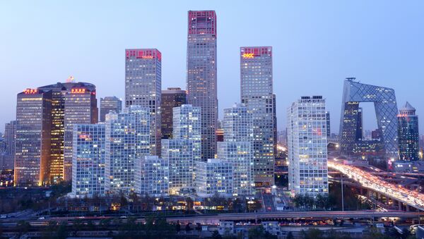 Поглед на пословни део Пекинга, Кина - Sputnik Србија