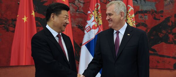 Si Đinping i Tomislav Nikolić Si Đinping i Tomislav Nikolić - Sputnik Srbija