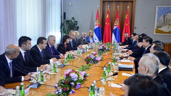Bilateralni sastanak kineske i srpske delegacije - Sputnik Srbija