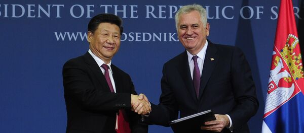 Si Đinping i Tomislav Nikolić Si Đinping i Tomislav Nikolić - Sputnik Srbija