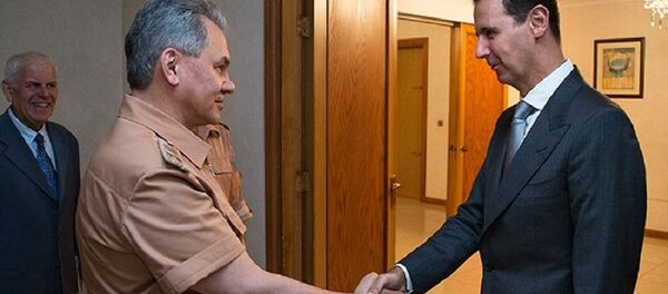 Сергеј Шојгу и Башар Асад Сергеј Шојгу и Башар Асад - Sputnik Србија