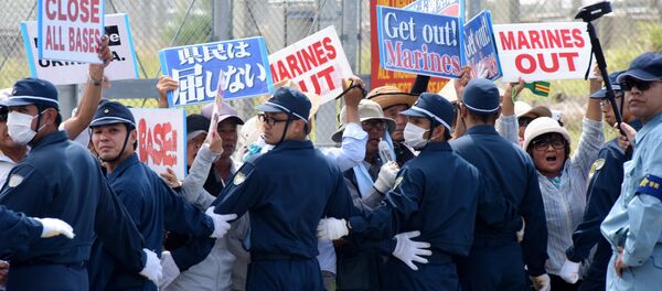 Протести против америчких база на Окинави - Sputnik Србија