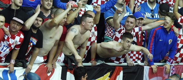 Хрватски навијачи Хрватски навијачи - Sputnik Србија