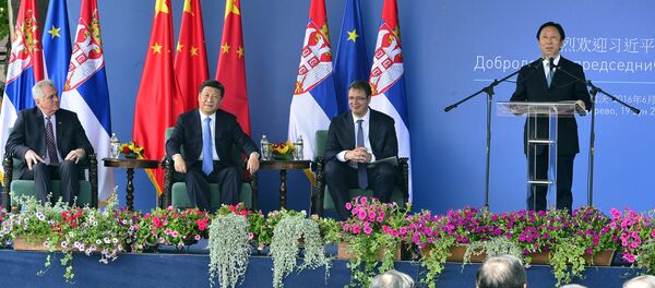 Председник кинеске компаније „Хестил“ Ју Јонг Председник кинеске компаније „Хестил“ Ју Јонг - Sputnik Србија