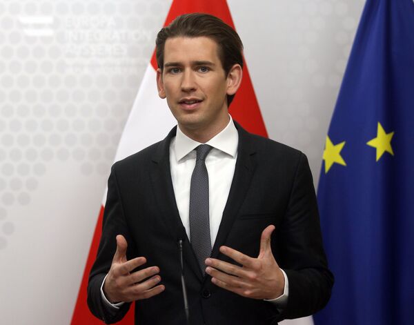 Нови фронт у ЕУ: Курц против осовине Меркелова-Макрон - Sputnik Србија
