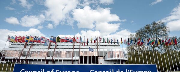 Заставе европских земаља испред зграде Савета Европе у Стразбуру - Sputnik Србија