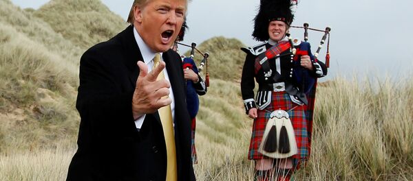 Доналд Трамп у Абердину у Шкотској. - Sputnik Србија