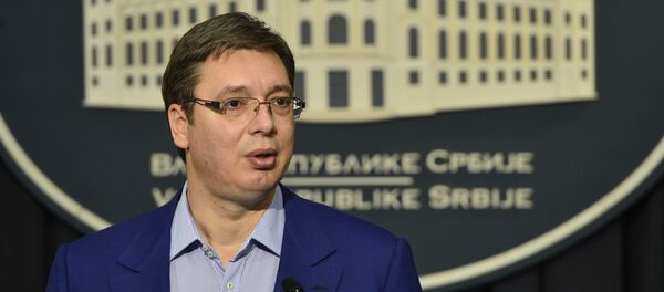 Александар Вучић на конференцији за новинаре после брегзита - Sputnik Србија