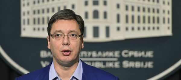 Александар Вучић на конференцији за новинаре после брегзита - Sputnik Србија